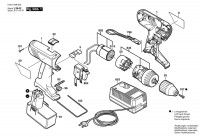 Bosch 0 601 948 6ZZ Gsr 9,6 Ve-2 Batt-Oper Screwdriver 9.6 V / Eu Spare Parts